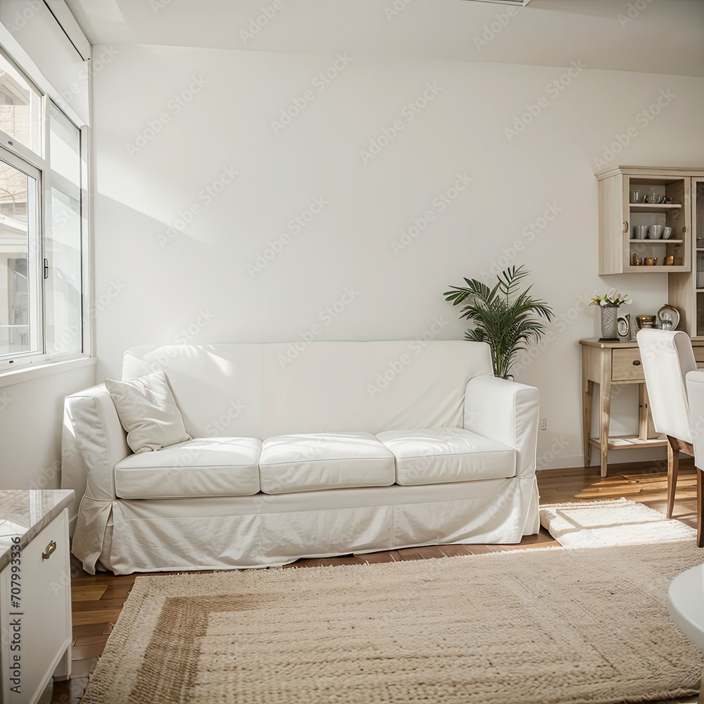 Fototapeta premium modern living room with sofa