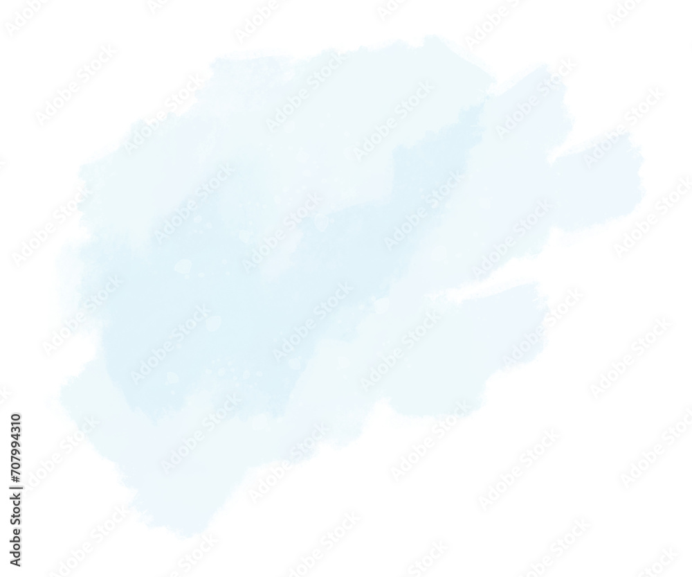 Pastel blue splash watercolor abstract background
