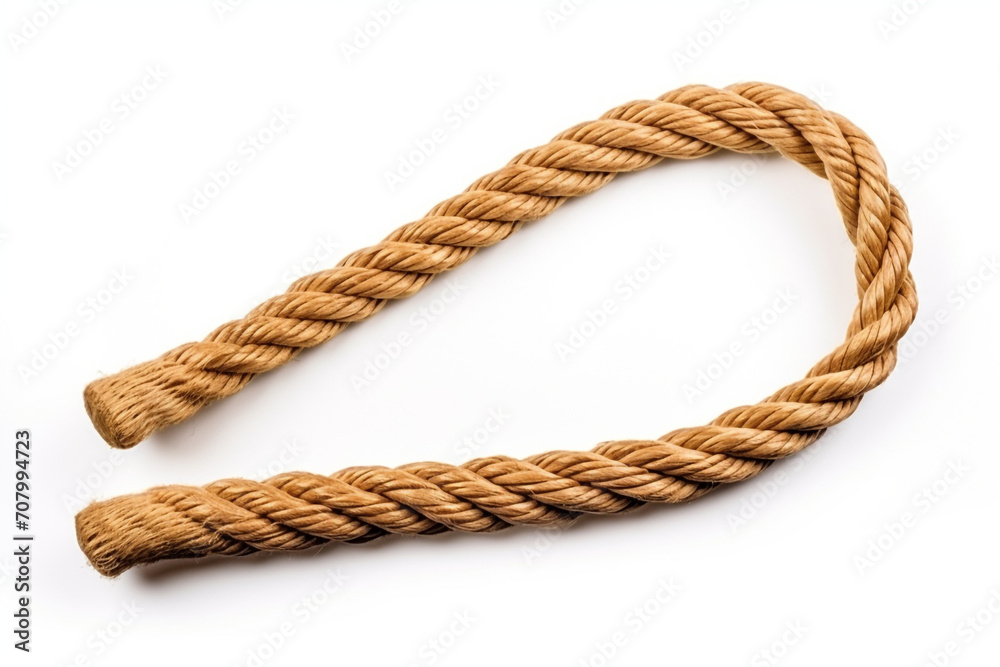 Hunting drag rope isolated on white background headlamp isolated on white background created with Generative Ai Hunting drag rope isolated on white background headlamp isolated on white background created with Generative Ai