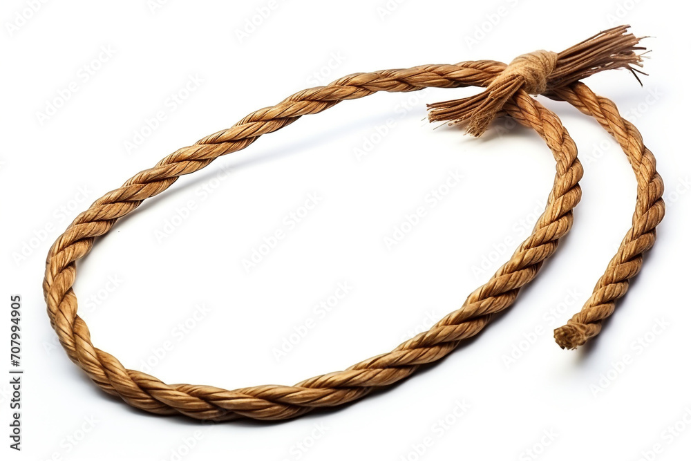 Hunting drag rope isolated on white background headlamp isolated on white background created with Generative Ai Hunting drag rope isolated on white background headlamp isolated on white background created with Generative Ai