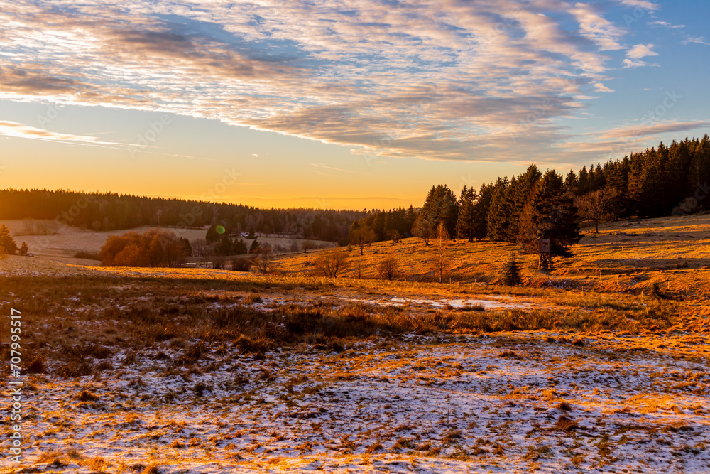 custom made wallpaper toronto digitalKleine Sonnenuntergangswanderung zum Ruppberg bei Zella-Mehlis - Thüringen - Deutschland