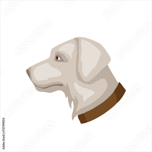 Dog head icon. Cartoon head dog face. dog Logotype concept. inspiration Logo design head dog