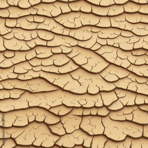 arid cracked soil illustration background