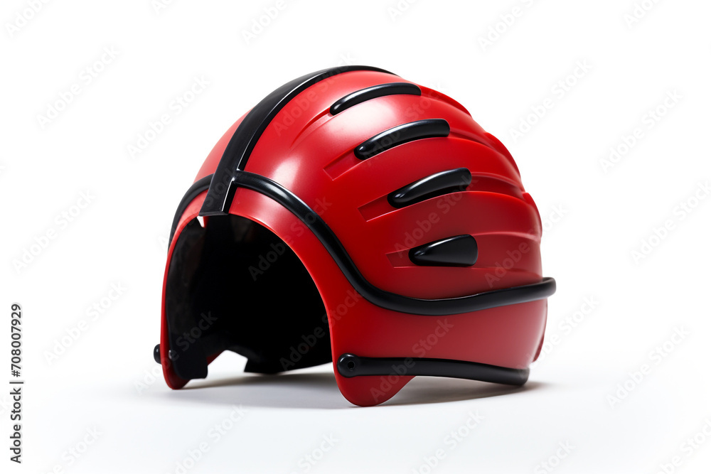 Rugby scrum cap isolated on white background created with Generative Ai Rugby scrum cap isolated on white background created with Generative Ai