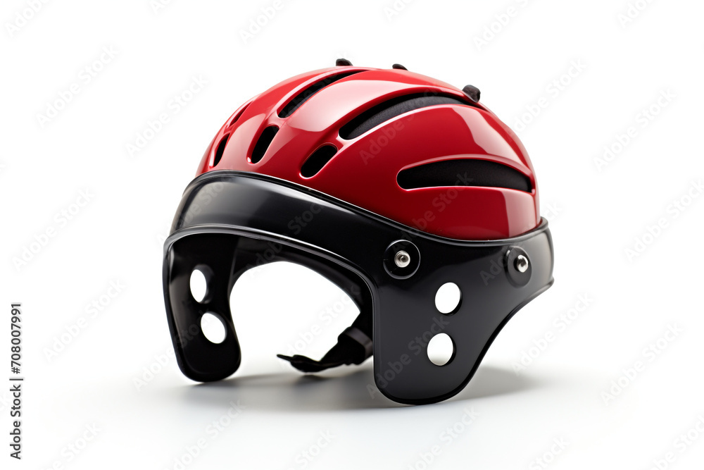 Rugby scrum cap isolated on white background created with Generative Ai Rugby scrum cap isolated on white background created with Generative Ai