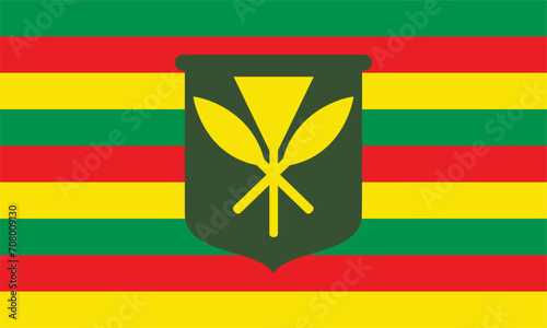 Kanaka Maoli flag