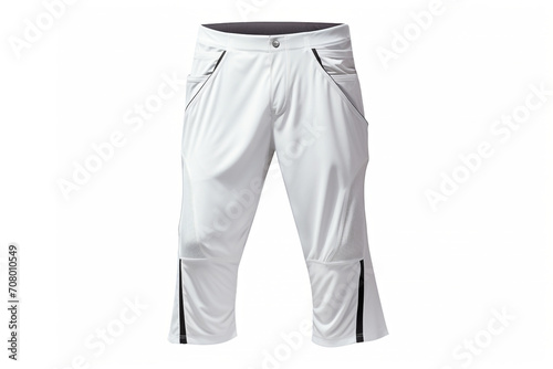 Soccer goalkeeping pants isolated on white background created with Generative Ai