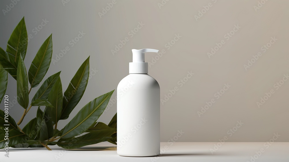A mockup of cosmetic skin care packaging 