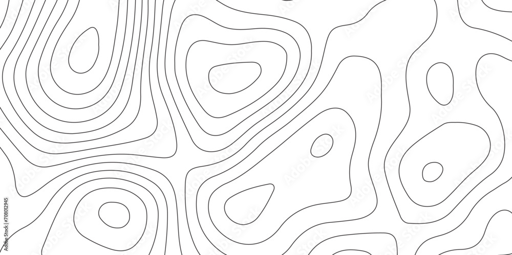 Topographic map background geographic line map .modern design with white background with topographic wavy pattern texture . vector illustration geographic contour map. - obrazy, fototapety, plakaty 