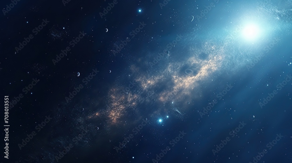 Obraz premium background with stars