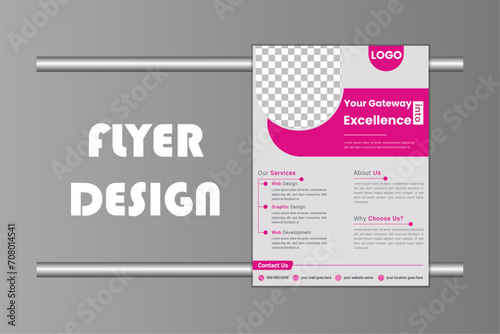 Flyer cover modern layout, annual report, poster, flyer in A4, Corporate Flyer Design, business flyer template design, flyer in A4 with colorful business proposal, promotion, advertise, publication