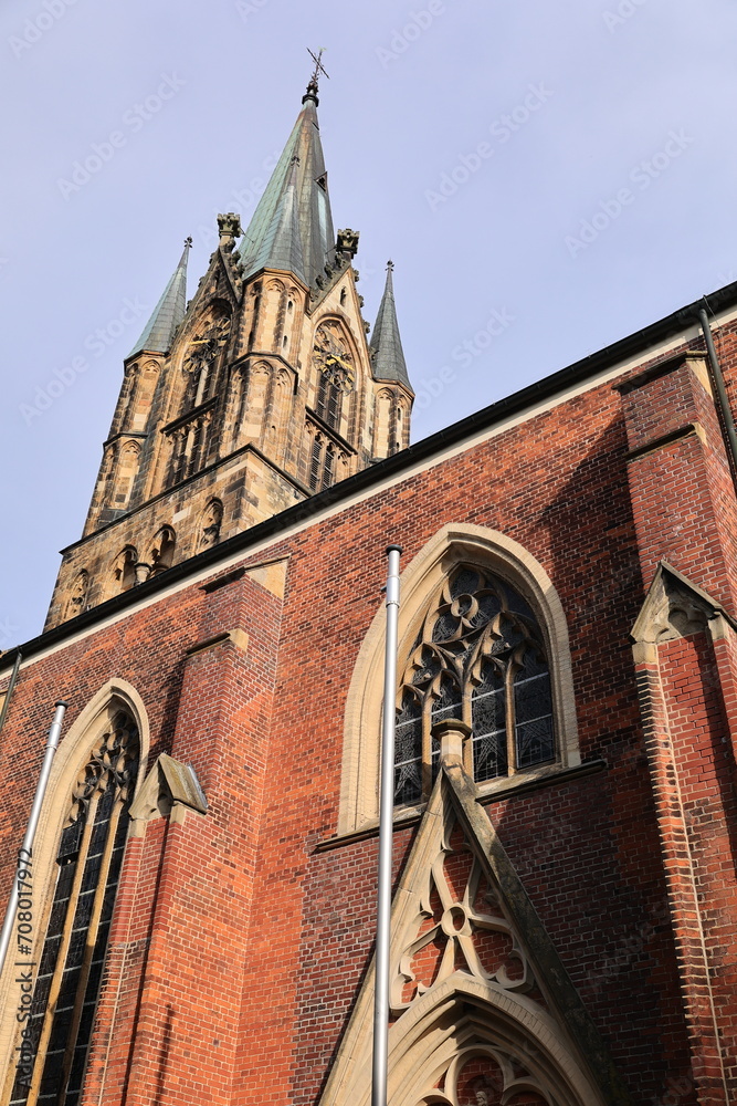 Historische Kirche im Zentrum von Sendenhorst im Münsterland