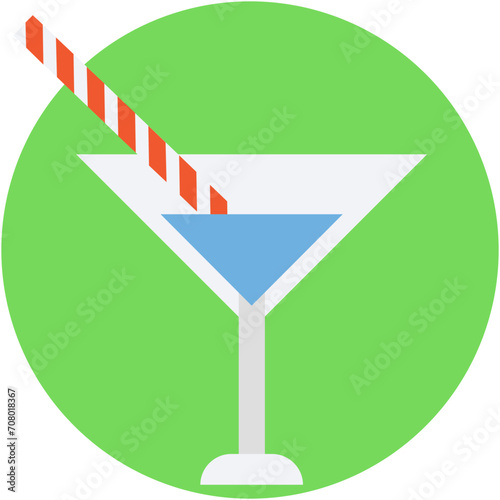 Cocktail Vector Icon