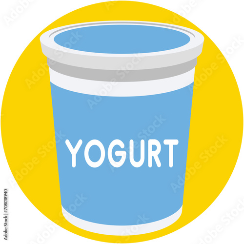 Yogurt Vector Icon