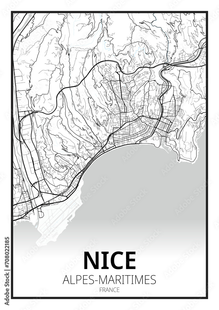 Fototapeta premium Nice, Alpes-Maritimes