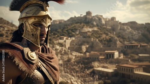 Obraz na płótnie A spartan warrior
