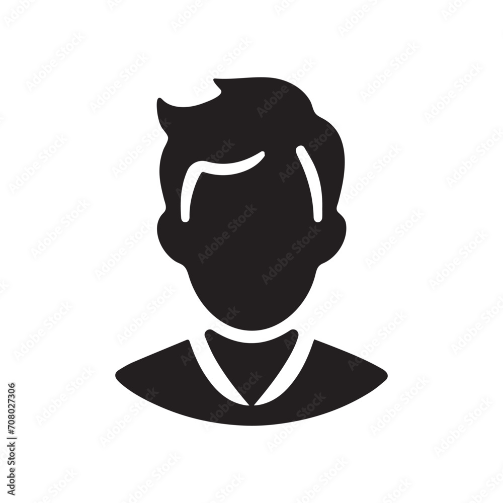 Vector illustration of a man in business Vector illustration of a man in business