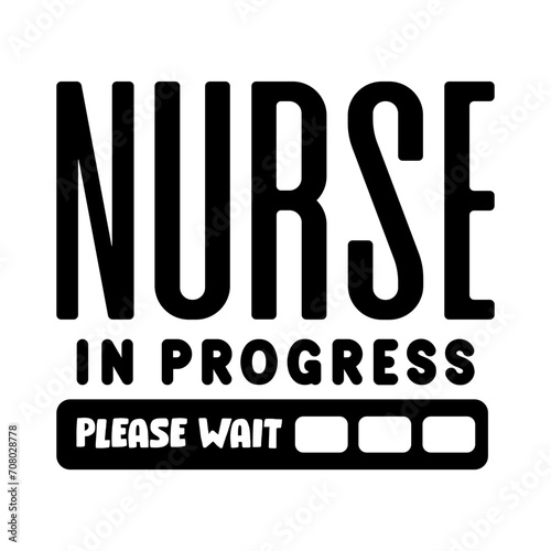 Nurse In Progress Please Wait SVG