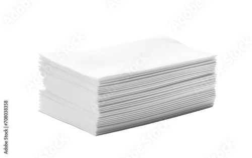 Clean and Simple Towel Stack Isolated on Transparent Background PNG.
