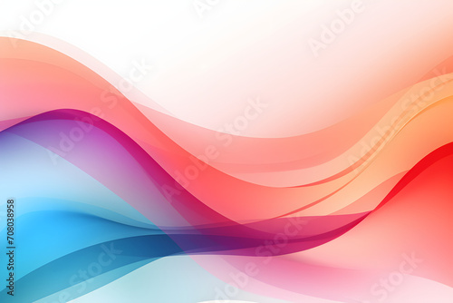Colorful Abstract Waves for Mobile Theme Colorful abstract waves in gradient shades, creating a visually appealing background for mobile themes. Generative AI,