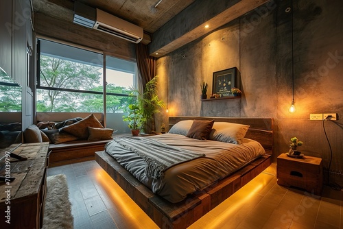 Condo one bed muji cozy style photo