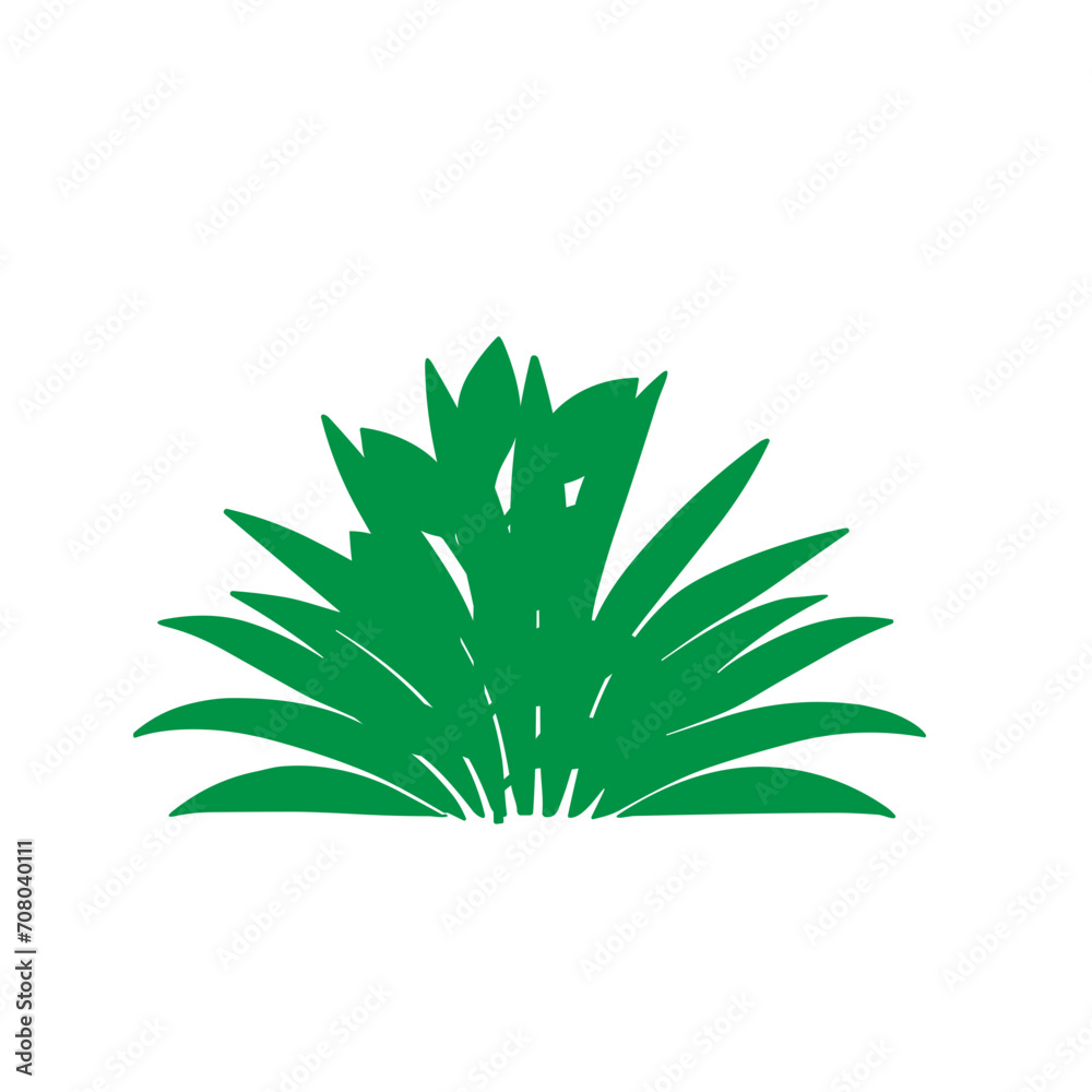 tree and bushes vector tree and bushes vector