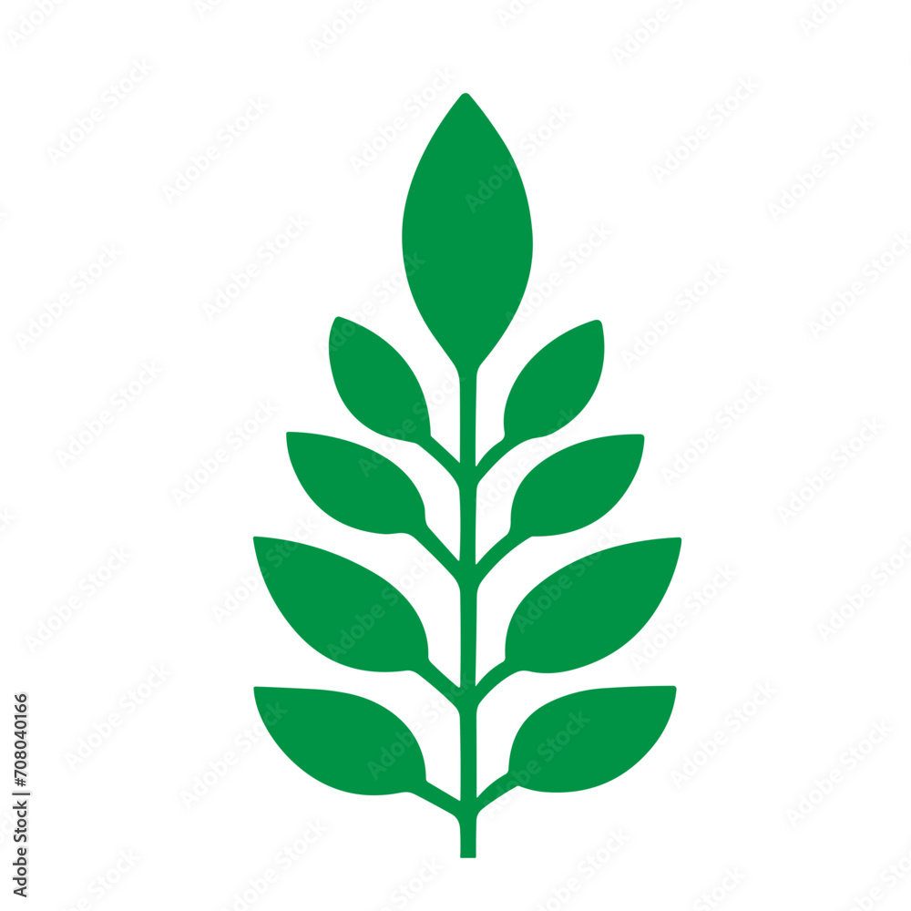 Naklejka premium tree and bushes vector
