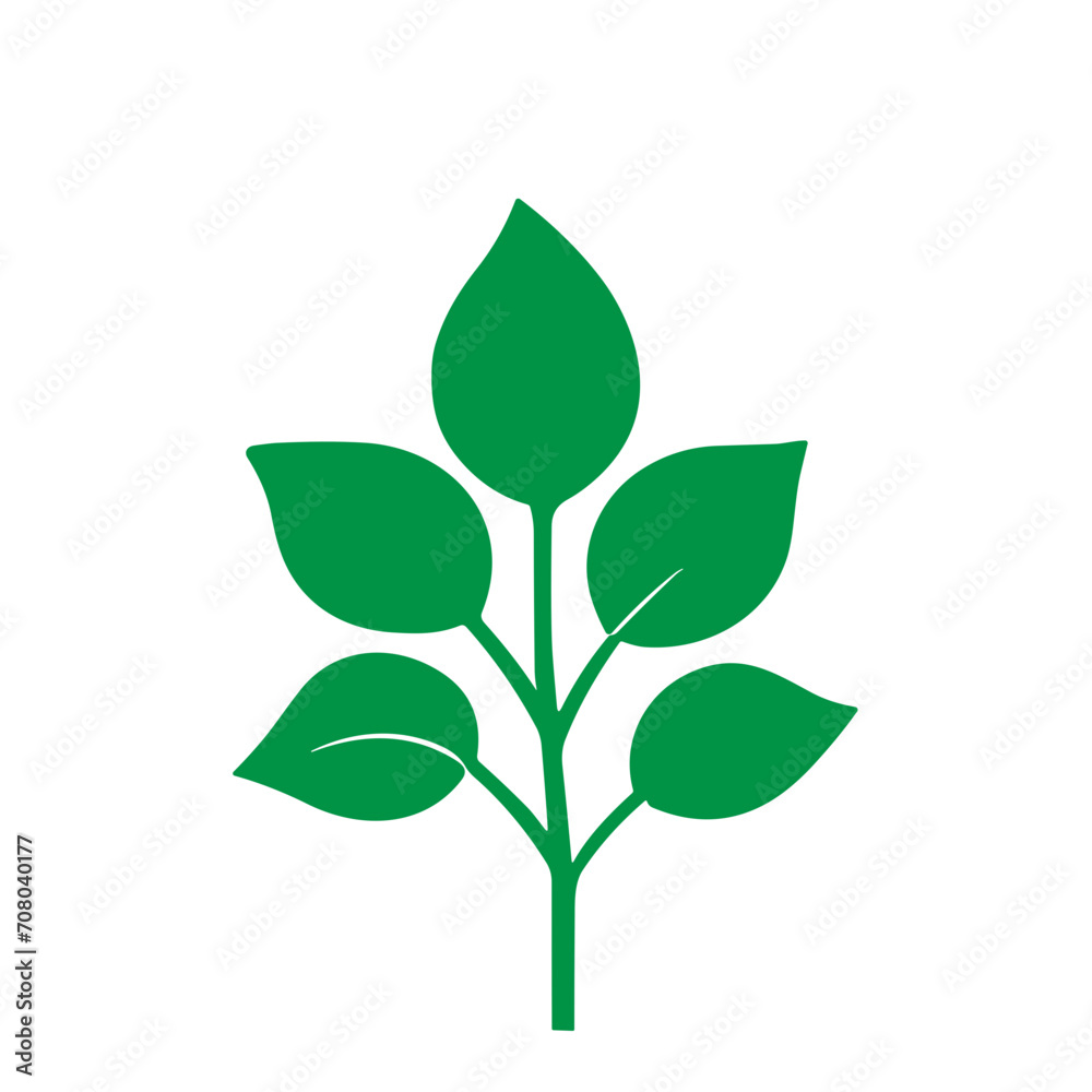 tree and bushes vector
