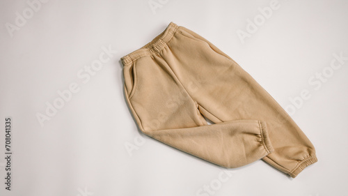Sport sweatpants isolated on a white background