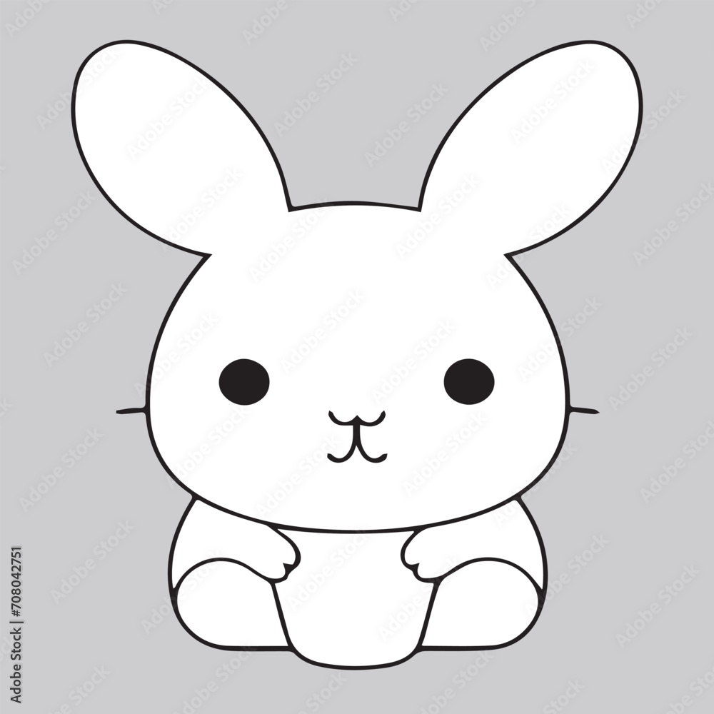 rabbit cartoon art design rabbit cartoon art design