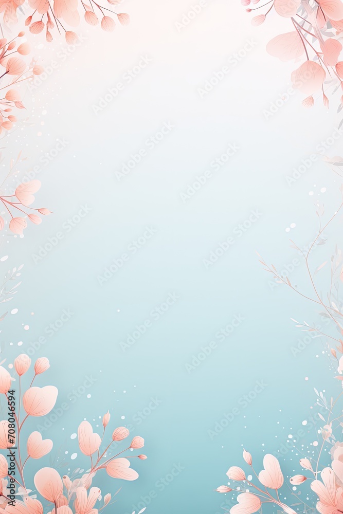 abstract floral blush pink and sage green gradient, spring Flat lay abstract floral blush pink and sage green gradient, spring Flat lay