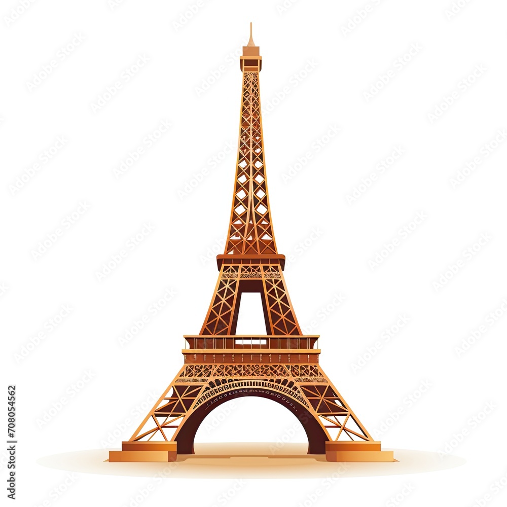 Eiffel Tower vector illustration