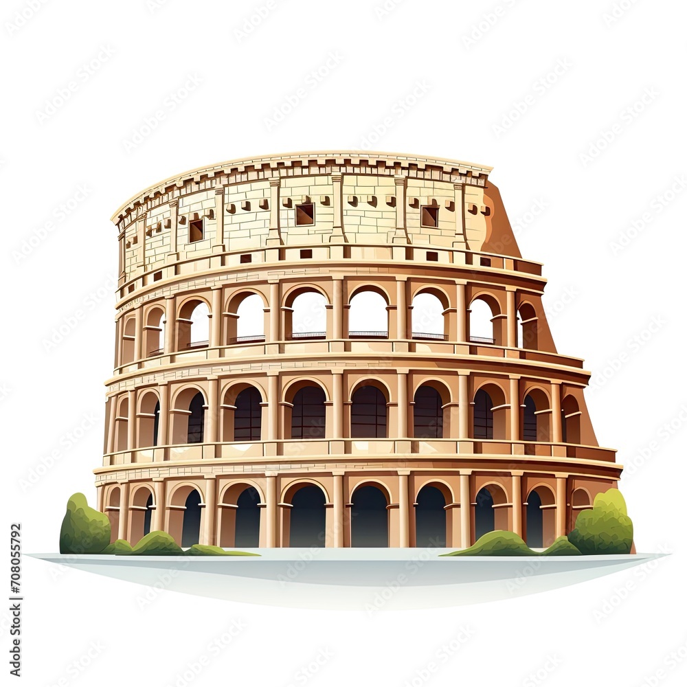 Colosseum vector illustration clipart