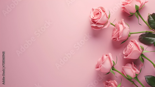 Wallpaper Mural Mother Day and Women Day Abstract Background with Roses and Copyspace Torontodigital.ca