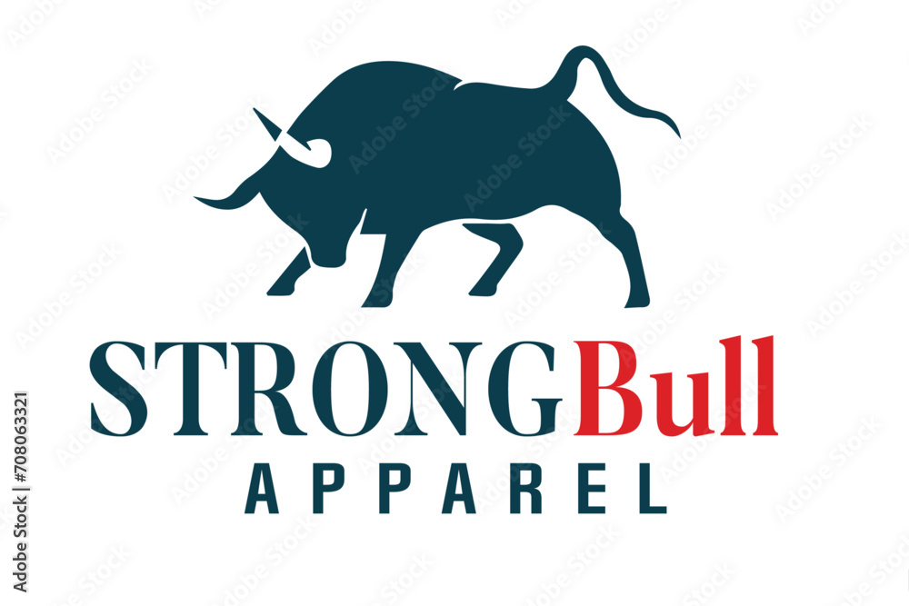 Obraz premium Strong Bull Logo