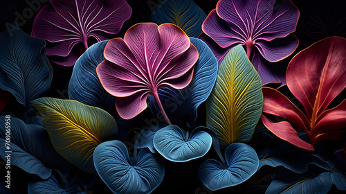 purple and yellow flower