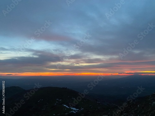 sunset in the mountains © bartu