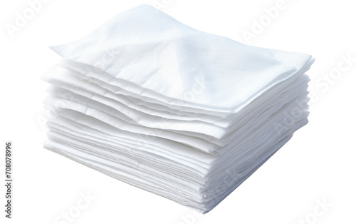 Disposable Wipe Comfort Isolated on Transparent Background PNG.