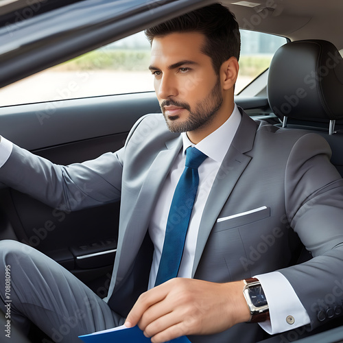businessman in car © ravija