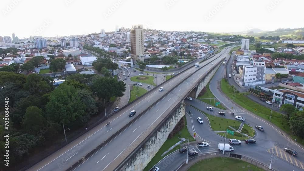traffic in the city, city, traffic, viaduct, bridge, cars, streets, Pouso Alegre traffic in the city, city, traffic, viaduct, bridge, cars, streets, Pouso Alegre