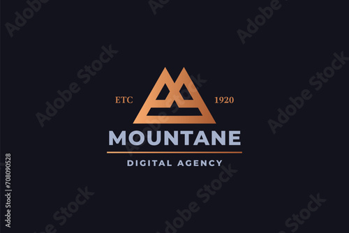 Mountane Letter M Logo
 photo