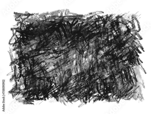Blue Hand drawn scrawl sketch line hatching. Pen, pencil, pastel texture art grunge texture on white background.
