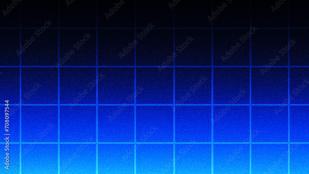 Abstract vibrant grainy glowing blue color with grid background. Abstract empty banner background. Abstract vibrant grainy glowing blue color with grid background. Abstract empty banner background.
