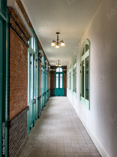 corridor in the hotel