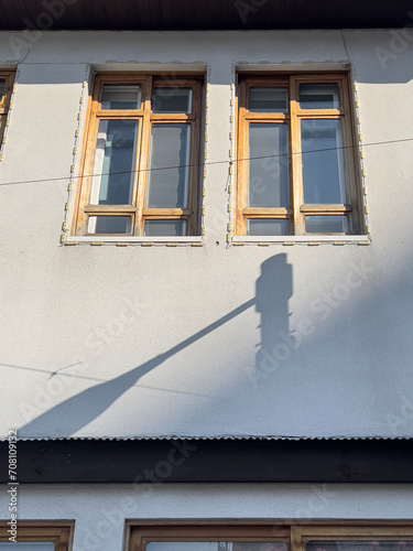 window with shutters