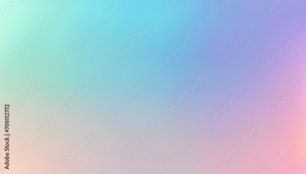 pastel colors cute blue holographic gradient background design, wallpaper