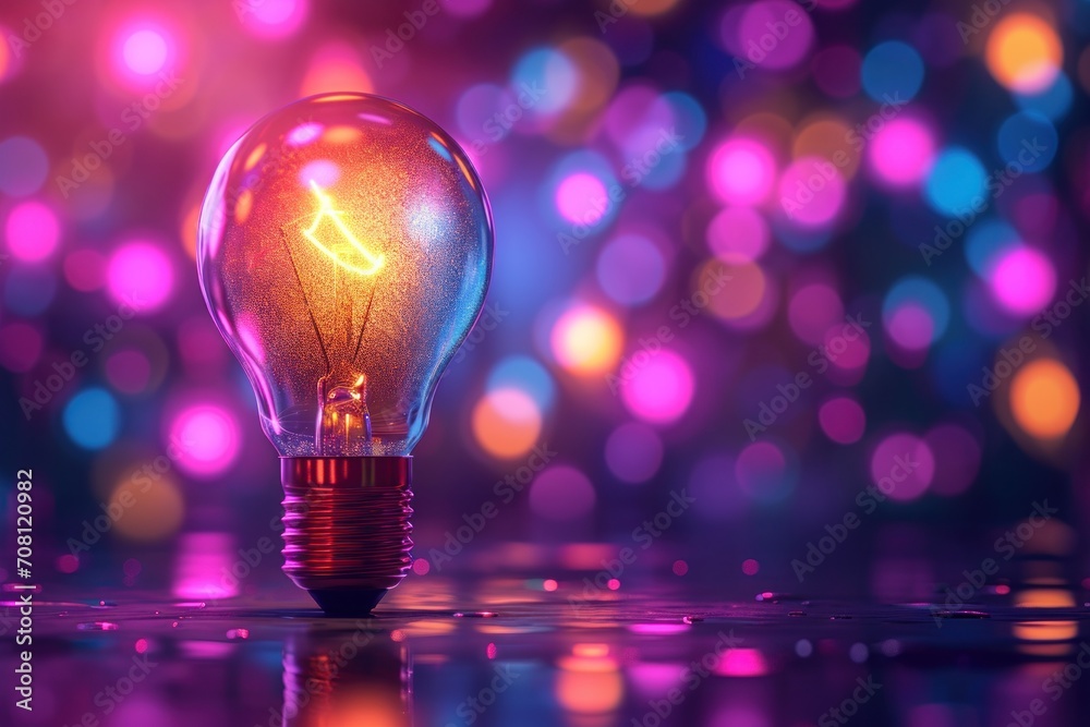 light bulb on red background light bulb on red background