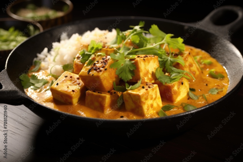 Vega curry tofu curry