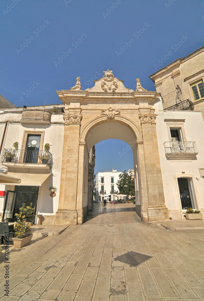 Porta Santo Stefano in Martina Franca, Puglia, Italy, Europe