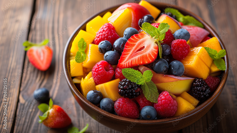 fruit salad in a bowl fruit salad in a bowl